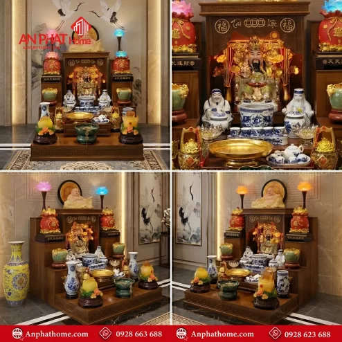 Bàn Thờ Ông Địa Đẹp Hiện Đại BT-2709