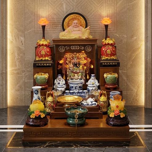 Bàn Thờ Ông Địa Đẹp Hiện Đại BT-2709