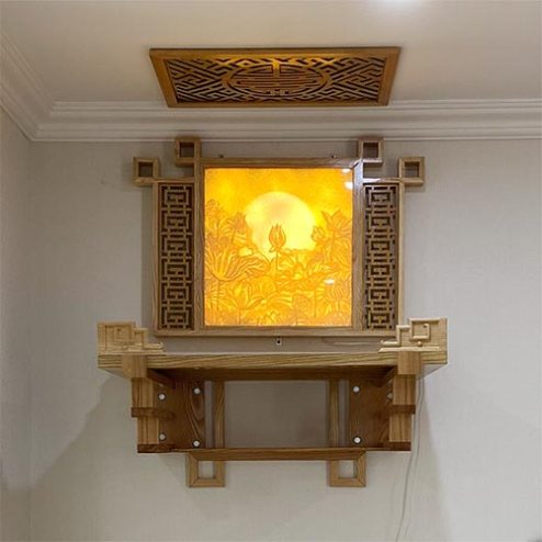 Bàn Thờ Treo Tường Chung Cư Thiết Kế Hiện Đại BT-2615