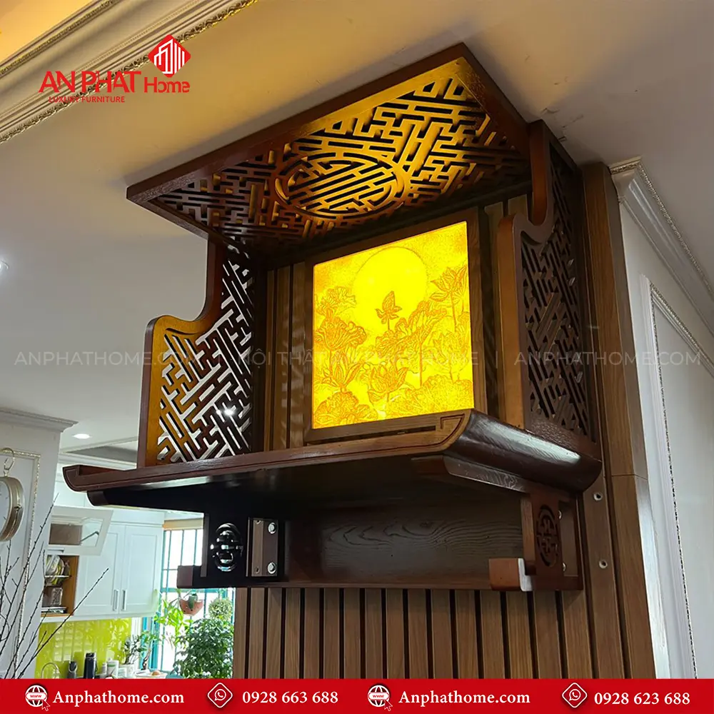 Bàn Thờ Treo Tường Đẹp Cao Cấp BT-2650 9 Bàn Thờ Treo Tường Đẹp Cao Cấp BT-2650