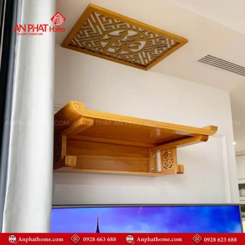 ban tho treo tuong go mit don gian chan tho bt 261900002