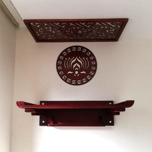 Kệ Thờ Treo Tường Đẹp Đơn Giản BT-2638