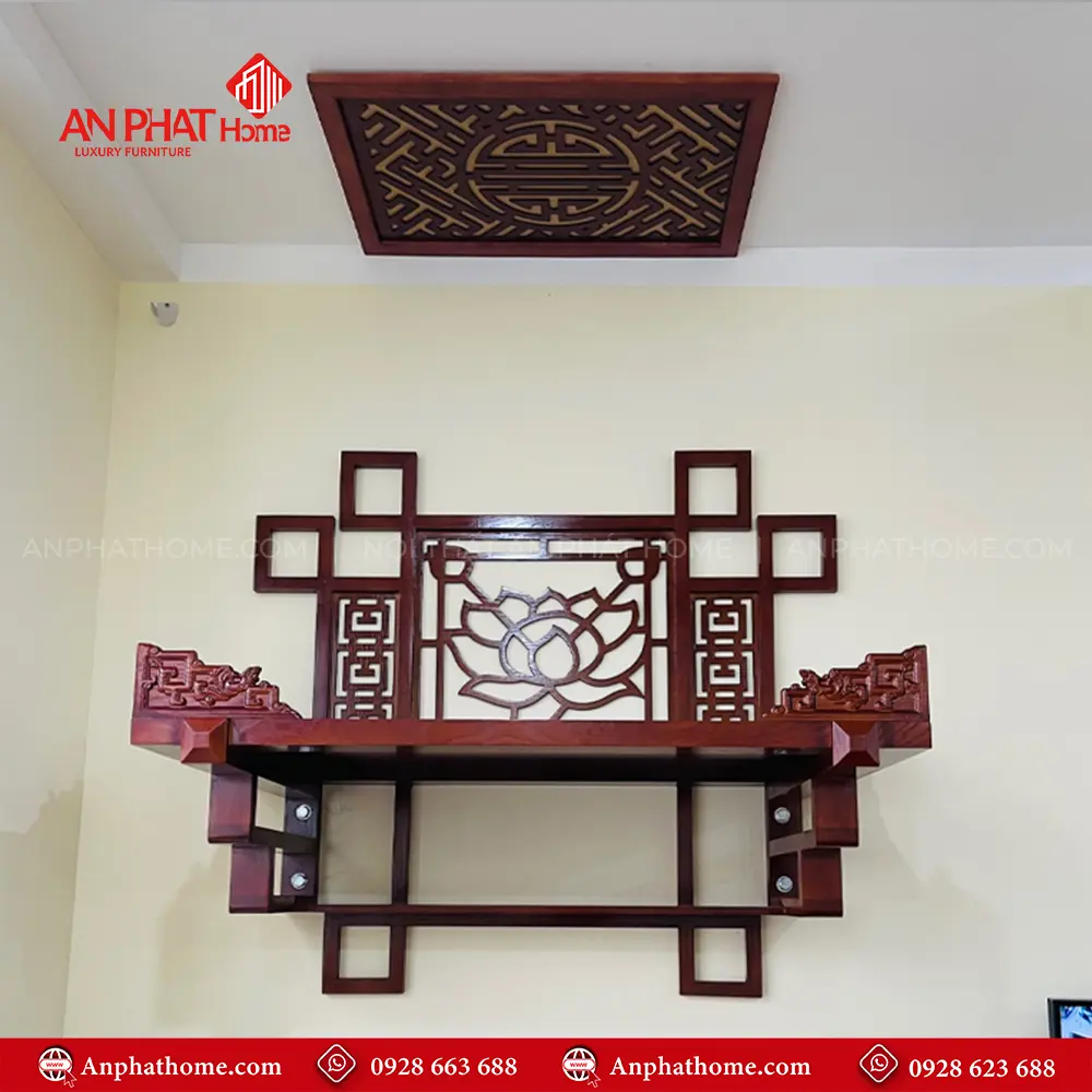 Kệ Thờ Treo Tường Thiết Kế Đặc Biệt BT-2635 6 Kệ Thờ Treo Tường Thiết Kế Đặc Biệt BT-2635