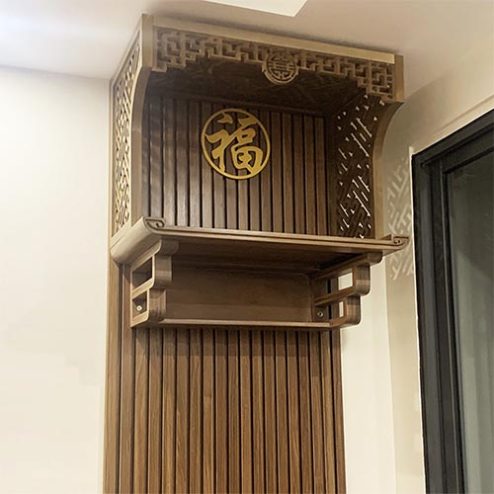Mẫu Bàn Thờ Chung Cư Treo Tường Hiện Đại BT-2637