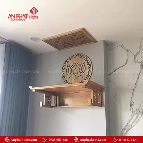 Mẫu Bàn Thờ Treo Tường Chung Cư Hiện Đại BT-2629