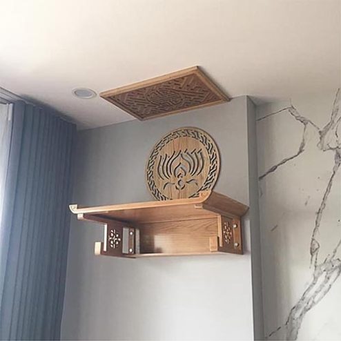 Mẫu Bàn Thờ Treo Tường Chung Cư Hiện Đại BT-2629