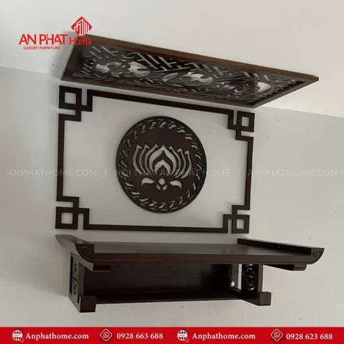 mau ban tho treo tuong dep ket hop hoa sen trang tri bt 262500001