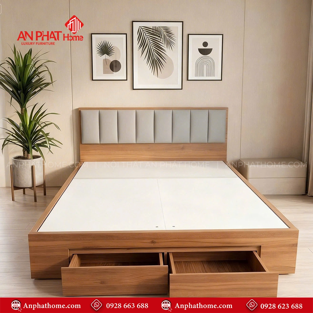 Giường ngủ đẹp hiện đại GN-372