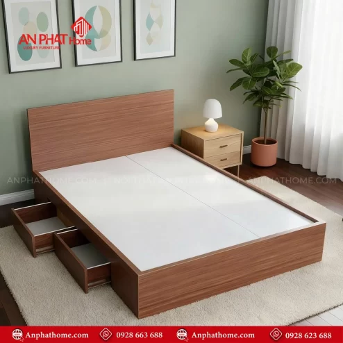 Giường ngủ gỗ cao cấp GN-365