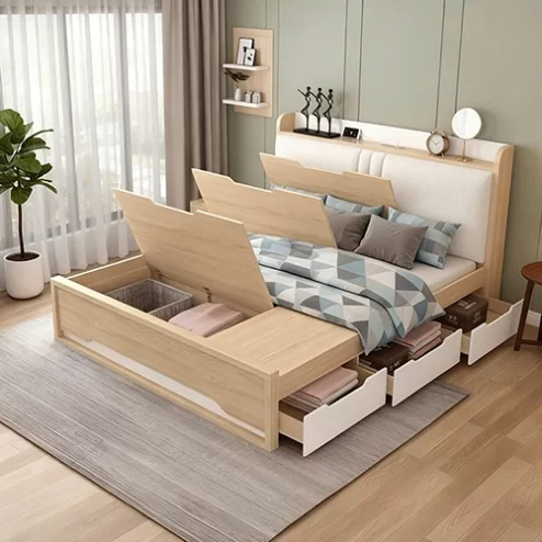 Giường ngủ gỗ cao cấp GN-369
