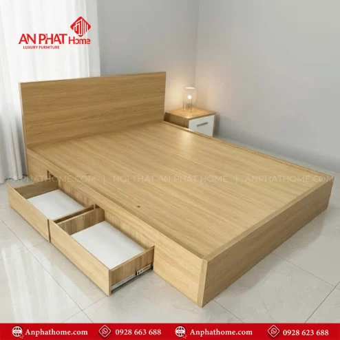 Giường ngủ gỗ công nghiệp bền đẹp