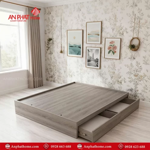 Giường ngủ thông minh có ngăn kéo GN-373