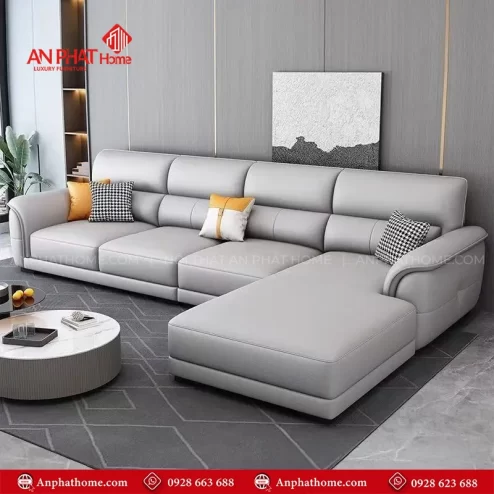 Sofa da cao cấp đẹp hiện đại